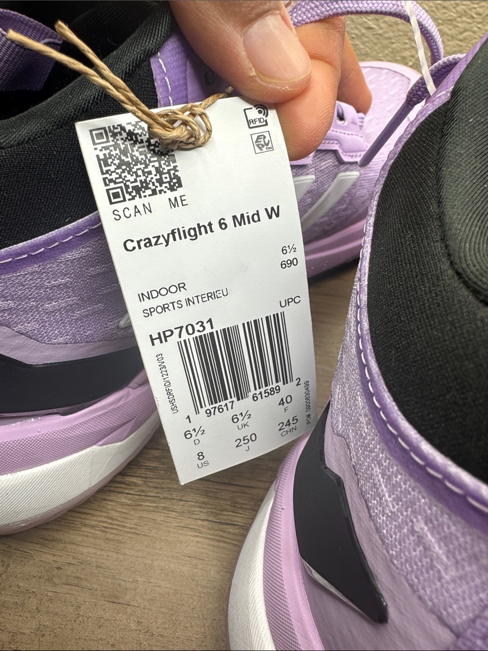 NWT Adidas Crazy lFlight 6 Mid Women's Volley Ball - Picture 8 of 8